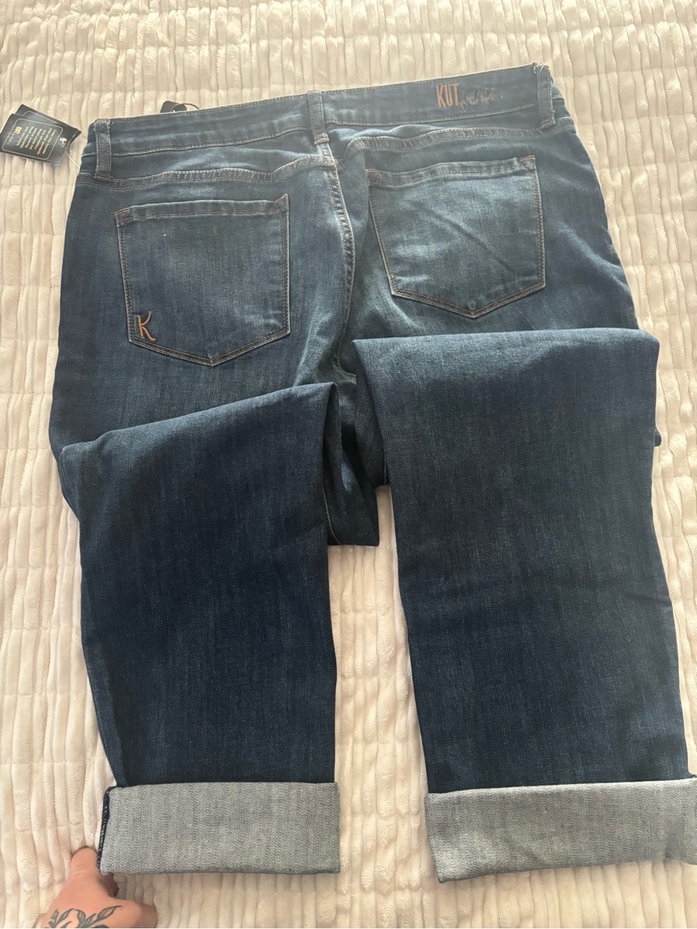 Kut from the Kloth Indigo Cropped Slim Jeans - Picture 6 of 6